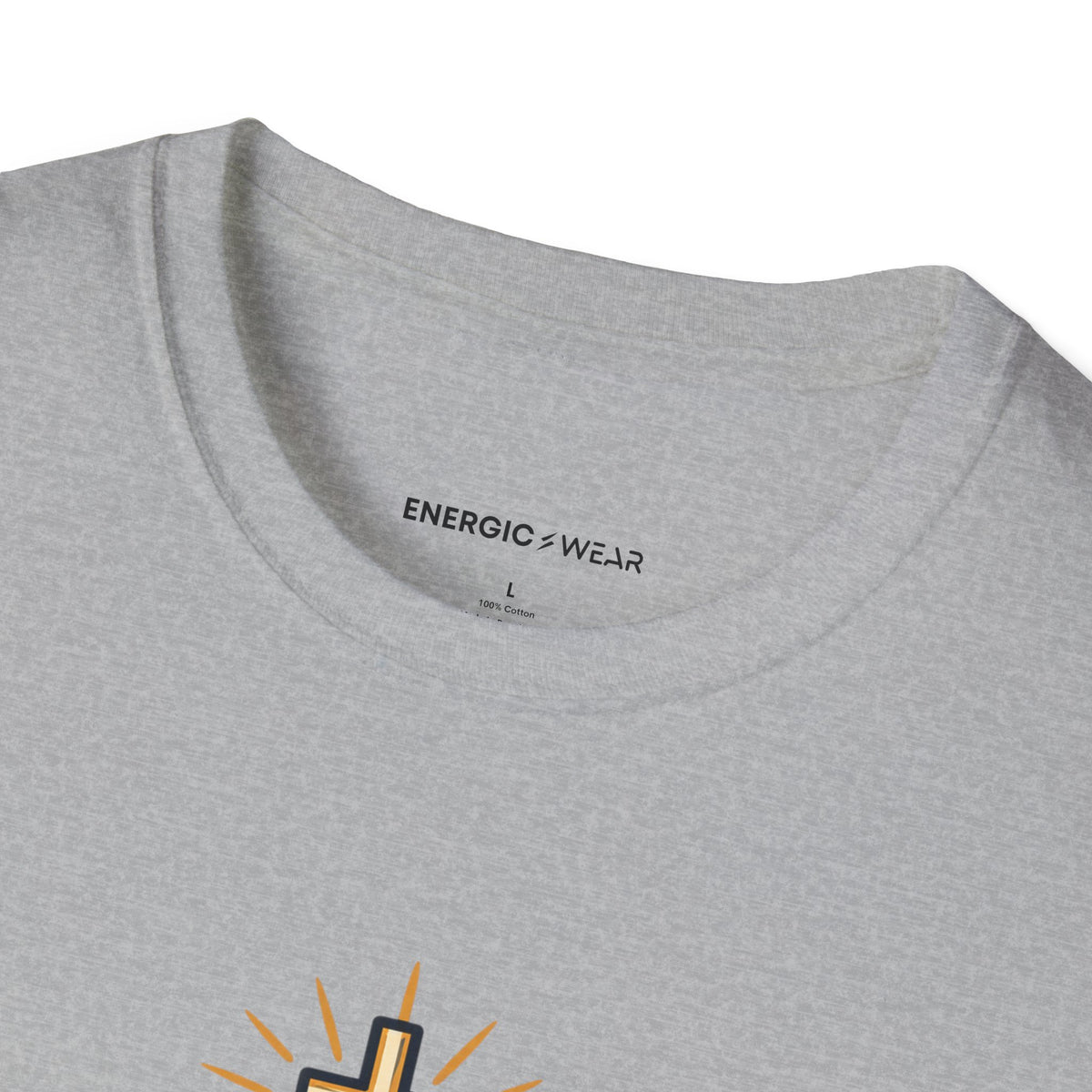 Graphic fitness T-shirt featuring the "Faith Makes Room for My Teammate S Victory" design.