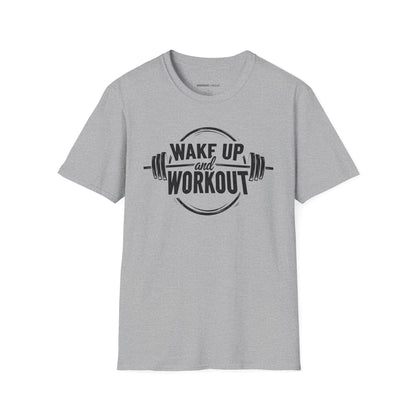 Wake Up and Workout! TShirt - Fitness Motivation Tee