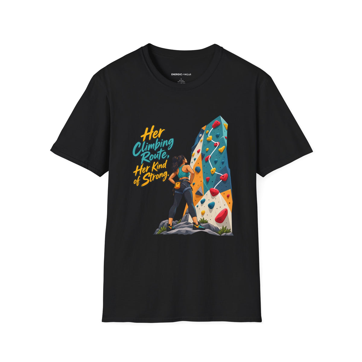 Her Climbing Route Her Kind of Strong T-Shirt