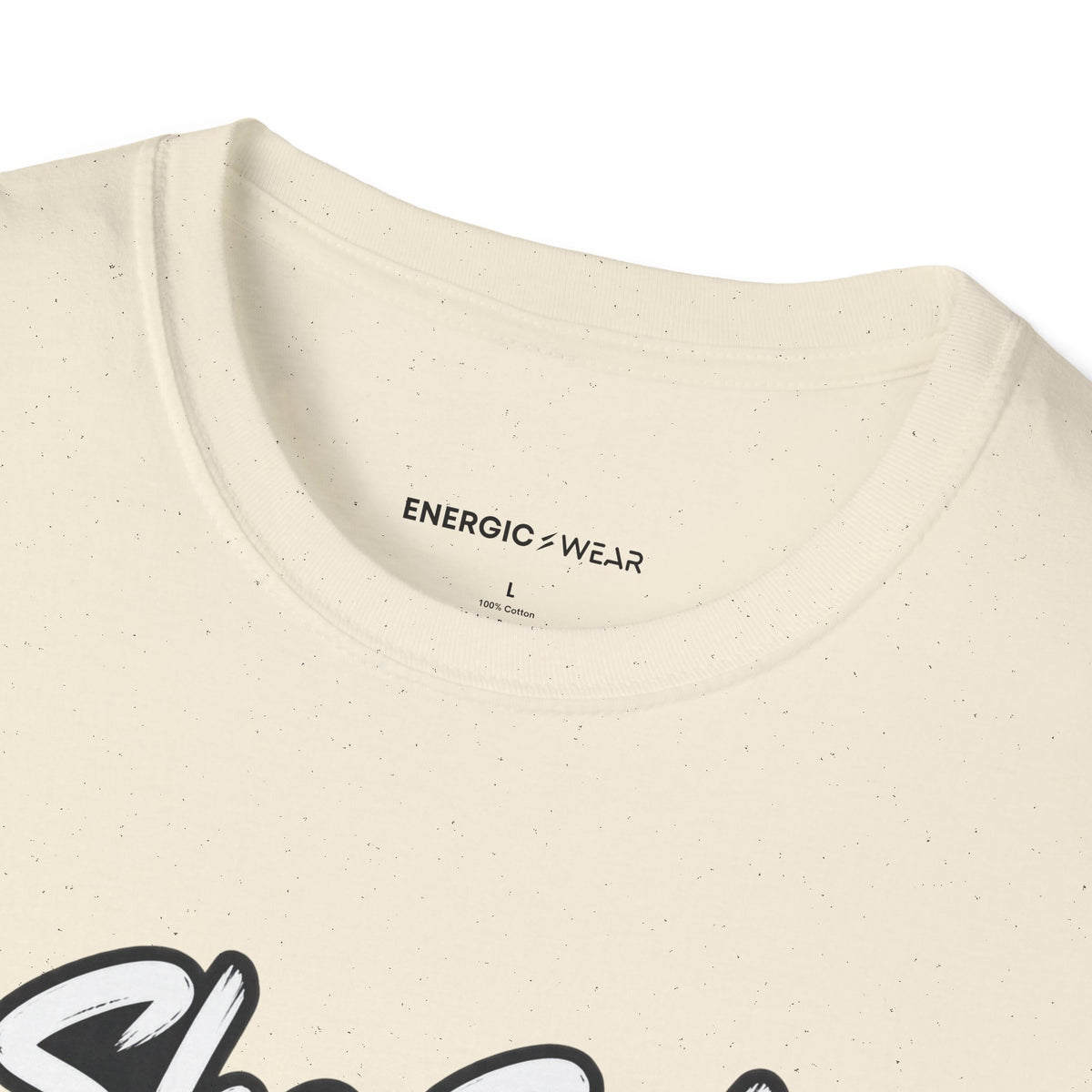 Graphic fitness T-shirt featuring the "She Sets the Tone Before the Timer" design.