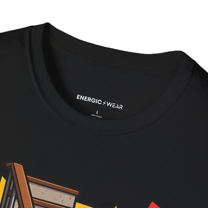 Graphic fitness T-shirt featuring the "The Stairs Have Filed a Complaint" design.