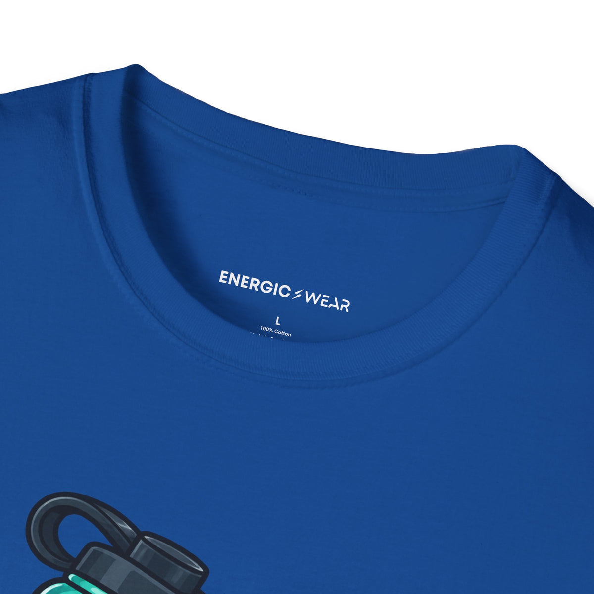 Graphic fitness T-shirt featuring the "My Reusable Bottle Has a Full-Time Job" design.