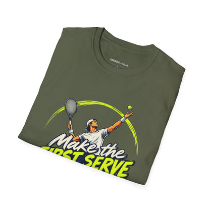 Make the First Serve Your Own T-Shirt
