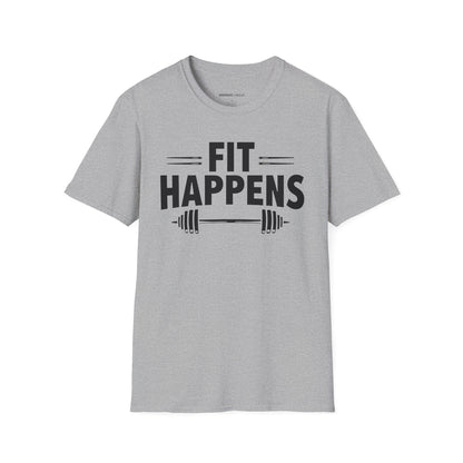 FIT HAPPENS! Funny Fitness Tee