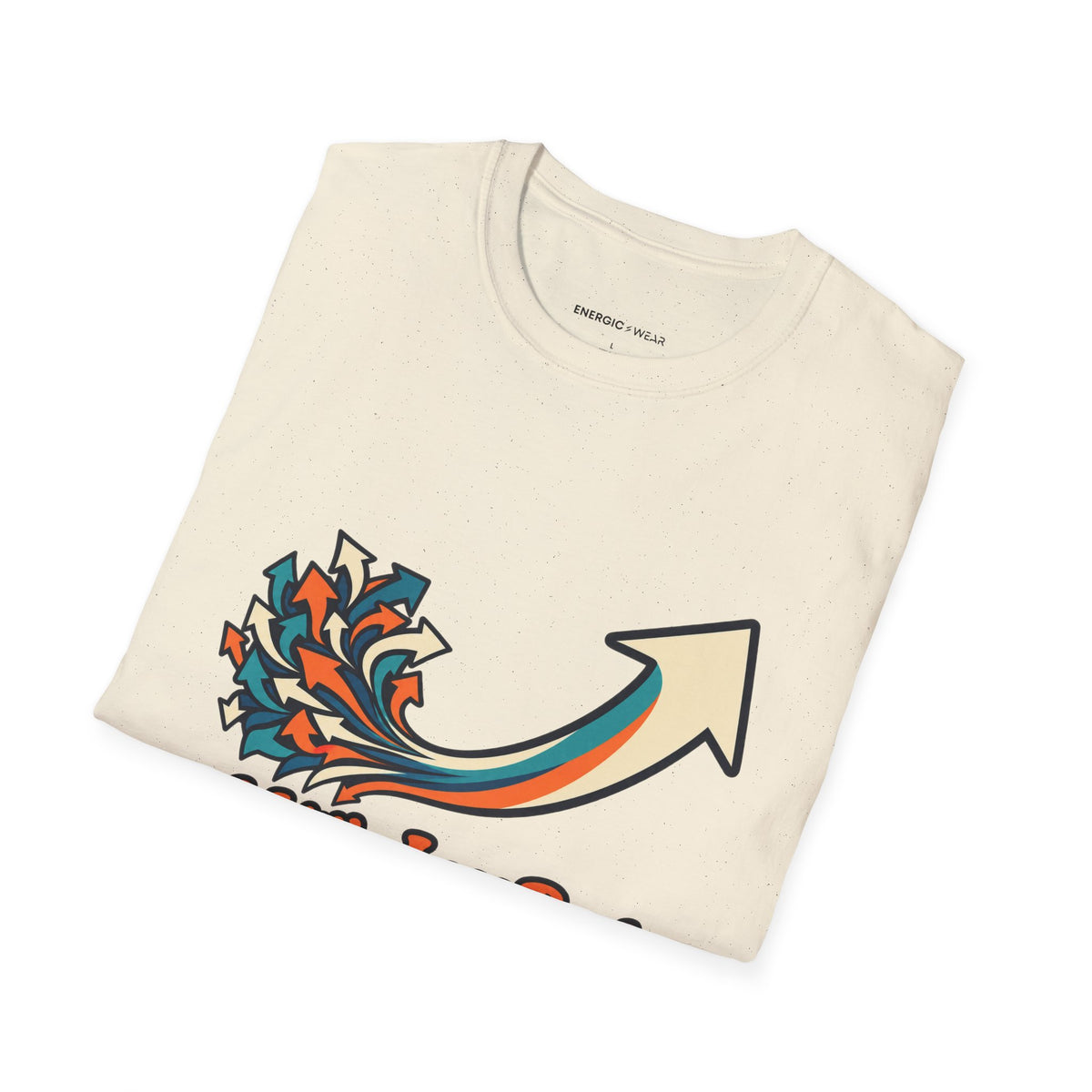 Graphic fitness T-shirt featuring the "A Little Less Rush a Little More Range" design.