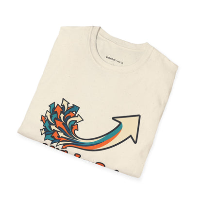 Graphic fitness T-shirt featuring the "A Little Less Rush a Little More Range" design.