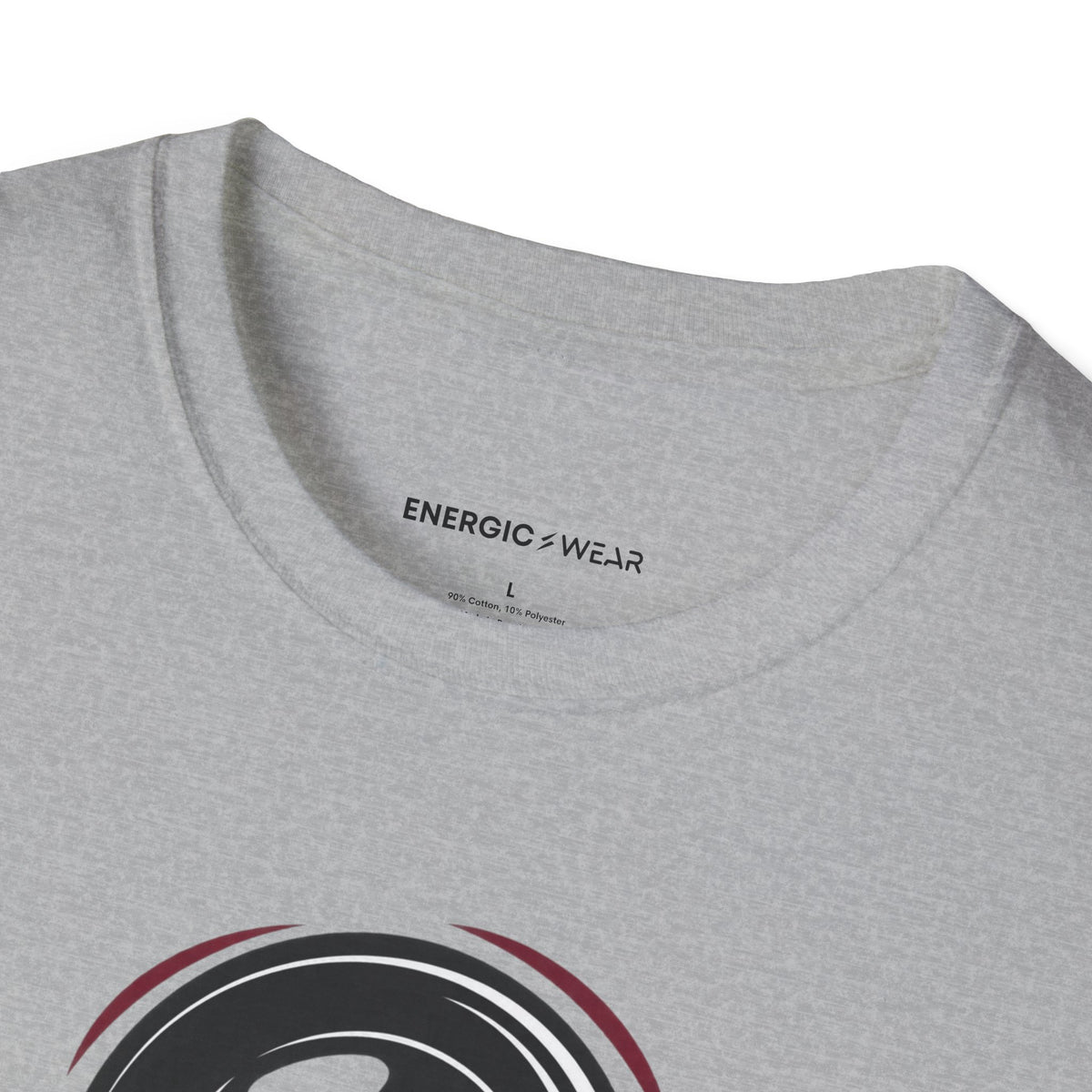 Graphic fitness T-shirt featuring the "Spin Now, Wine Later" design.