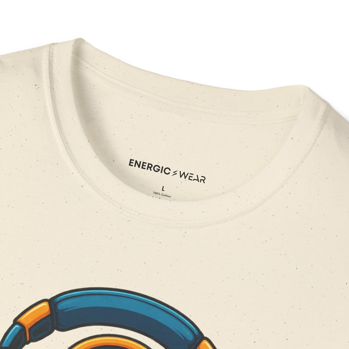 Graphic fitness T-shirt featuring the "I Came With a Playlist and Questions" design.