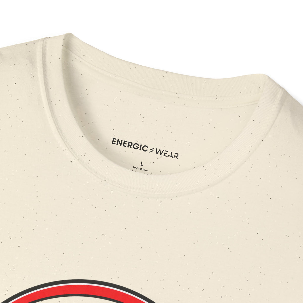Graphic fitness T-shirt featuring the "Control the Swing Own the Bell" design.
