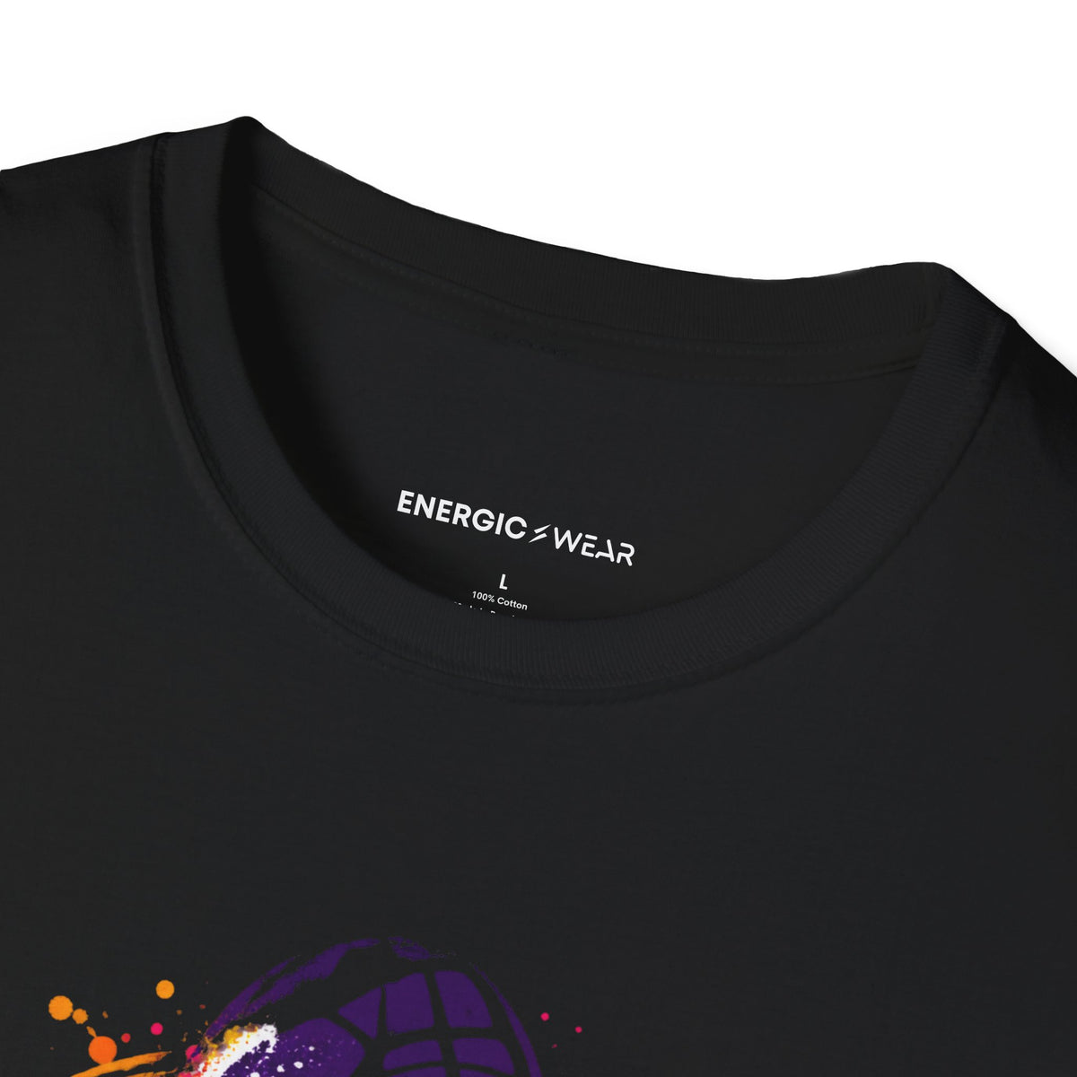 Graphic fitness T-shirt featuring the "She Brought the Spark to Class" design.