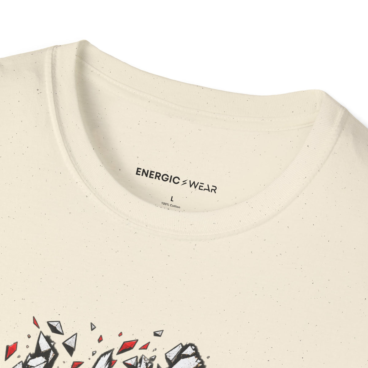 Graphic fitness T-shirt featuring the "Let Your Focus Finish the Sentence" design.