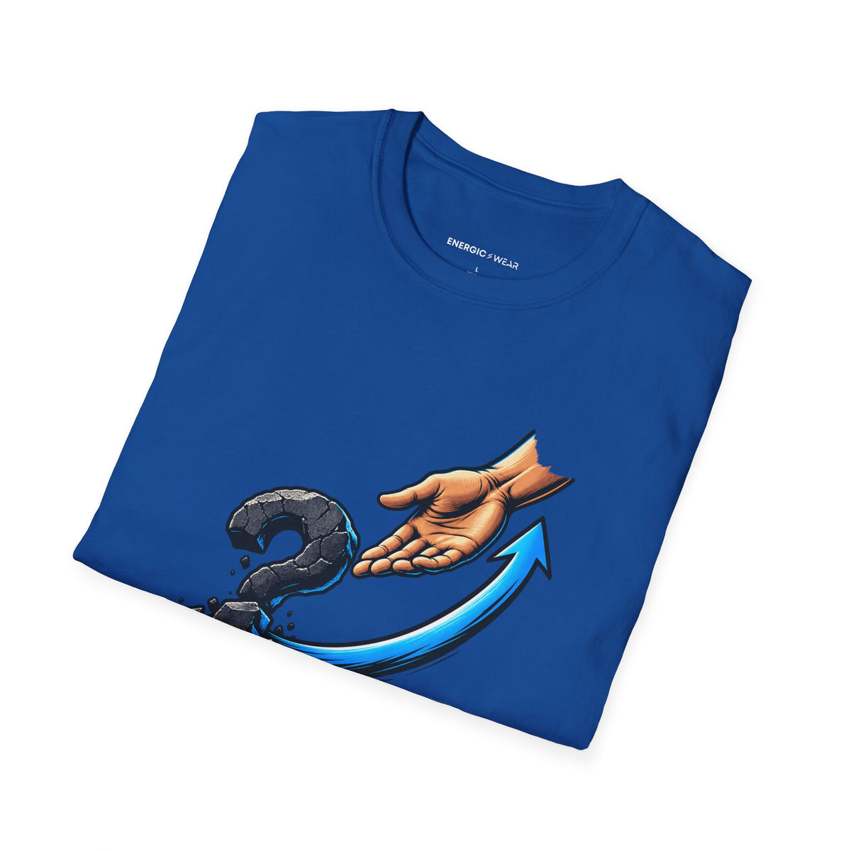 Graphic fitness T-shirt featuring the "The Bravest Rep Was Asking for Help" design.