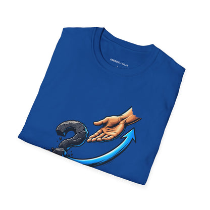 Graphic fitness T-shirt featuring the "The Bravest Rep Was Asking for Help" design.