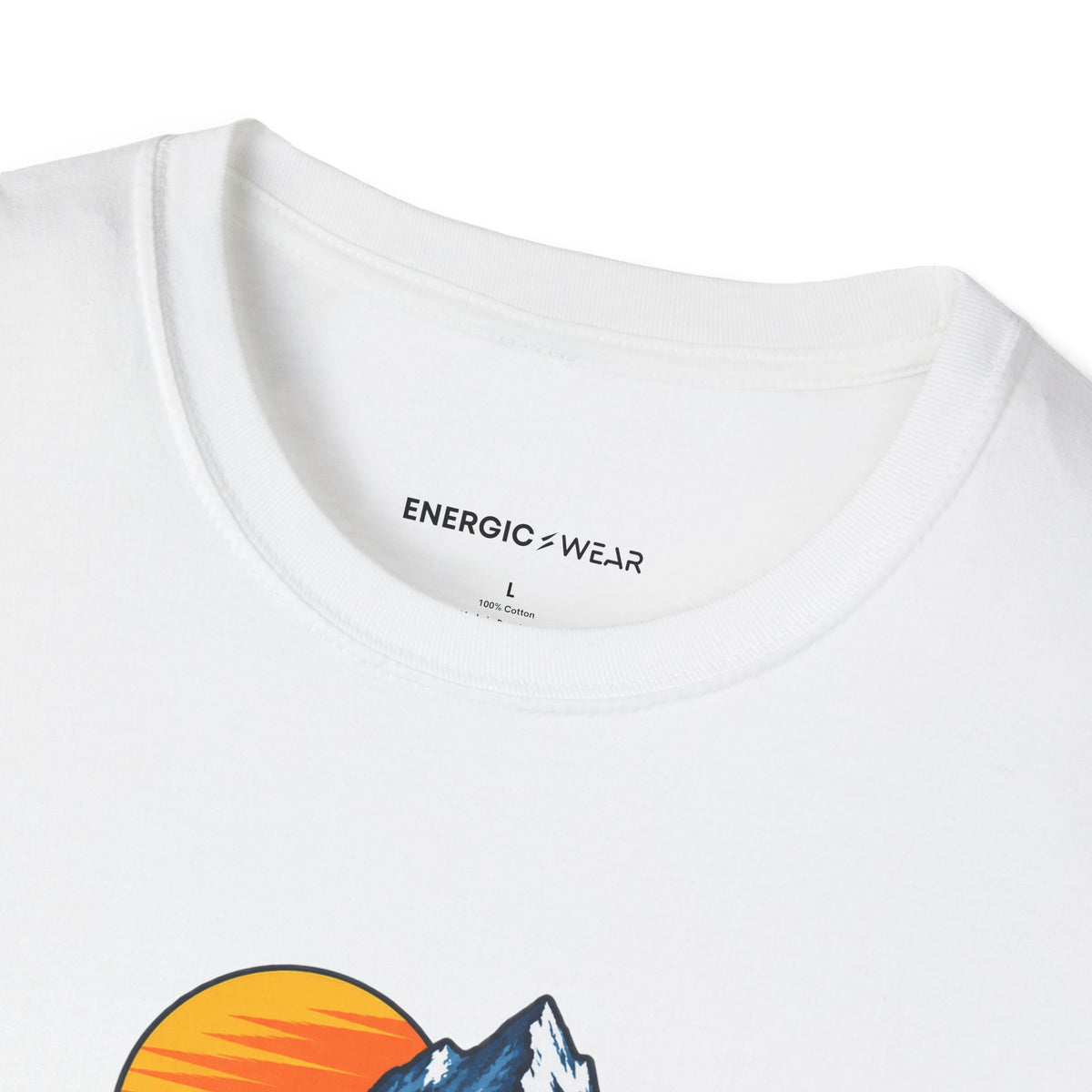 Graphic fitness T-shirt featuring the "That Mountain Trip Has My Training Attention" design.