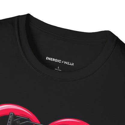 Graphic fitness T-shirt featuring the "My Gym Crush Is the Empty Squat Rack" design.