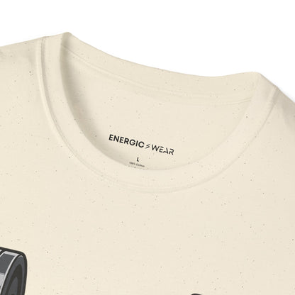 Graphic fitness T-shirt featuring the "The Pause Is Part of the Power" design.