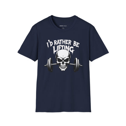 I'D RATHER be LIFTING! Funny Workout Gym Tee