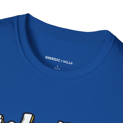 Graphic fitness T-shirt featuring the "The Incline Button Was a Bold Choice" design.