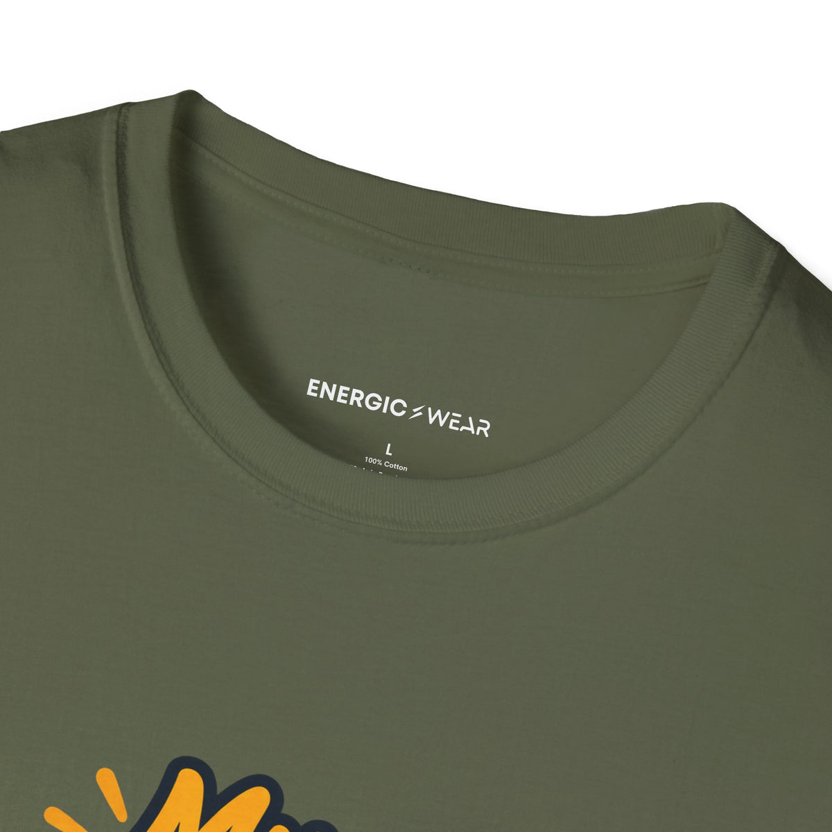 Graphic fitness T-shirt featuring the "My Commute Includes a Little Movement" design.