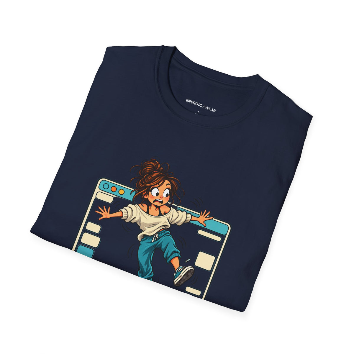 Graphic fitness T-shirt featuring the "My Balance Is Still in Beta" design.