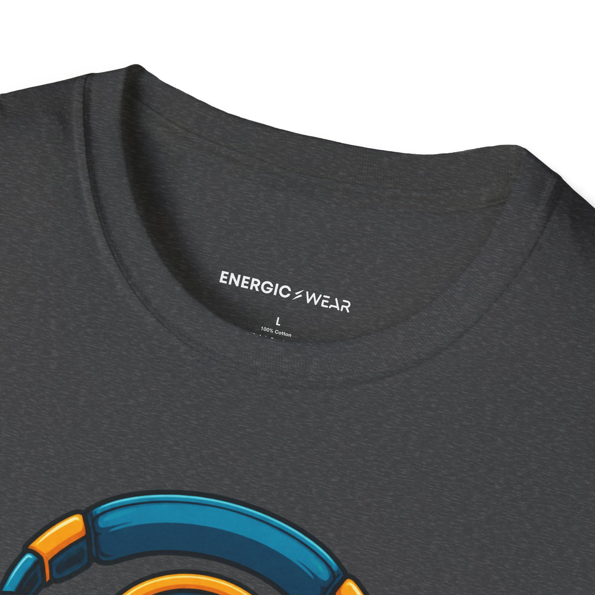 Graphic fitness T-shirt featuring the "I Came With a Playlist and Questions" design.