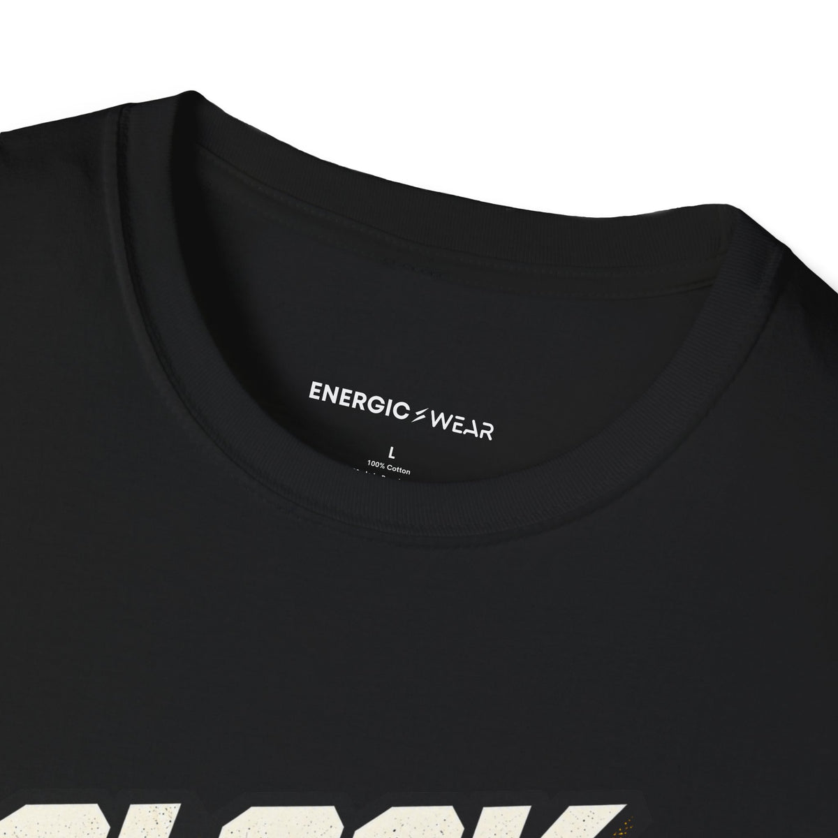Graphic fitness T-shirt featuring the "Clock Out, Lock In" design.