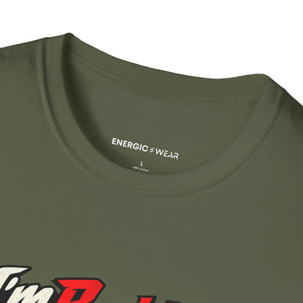 Graphic fitness T-shirt featuring the "I'm Building the Athlete I Used to Watch" design.
