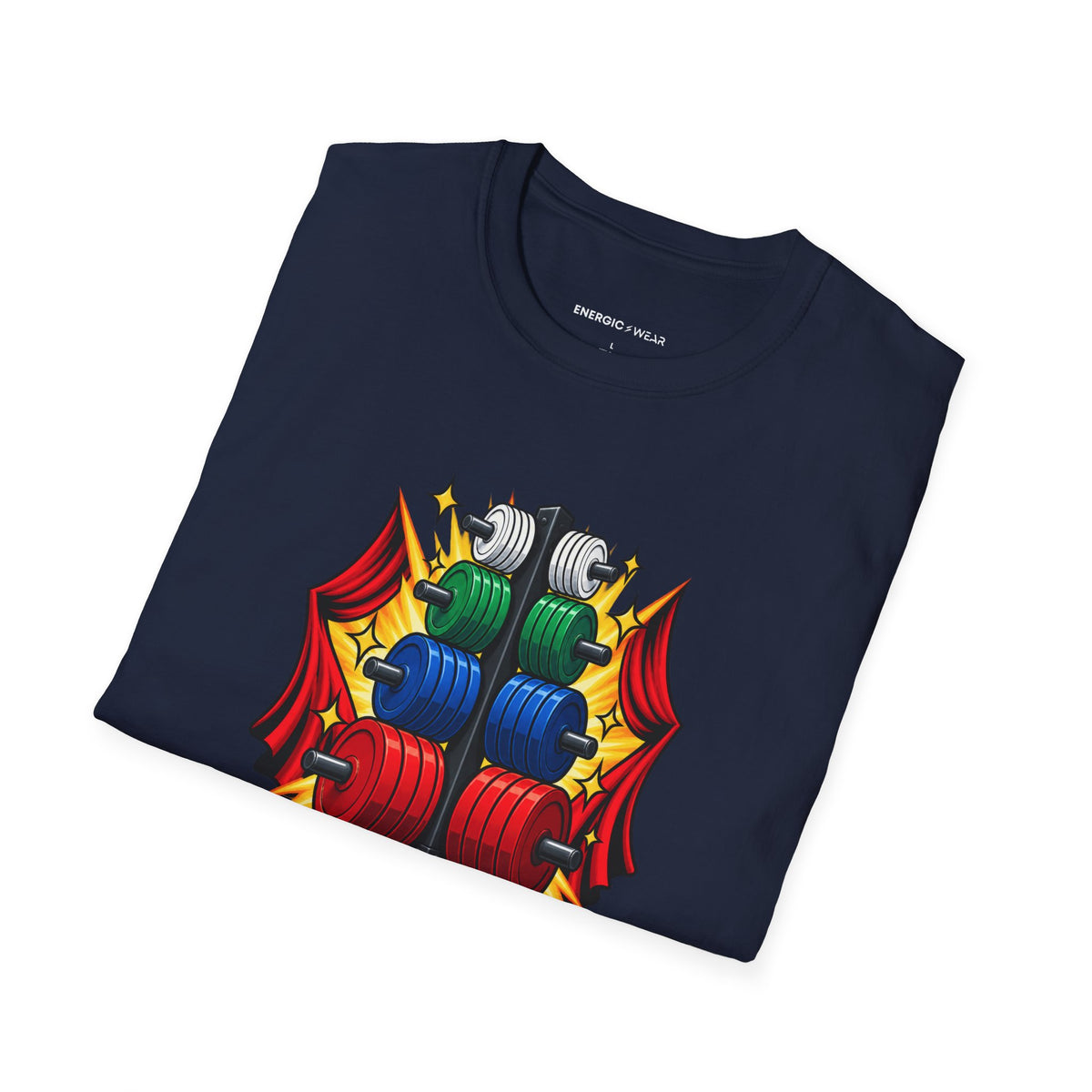 Graphic fitness T-shirt featuring the "Re-Racking Is My Plot Twist" design.
