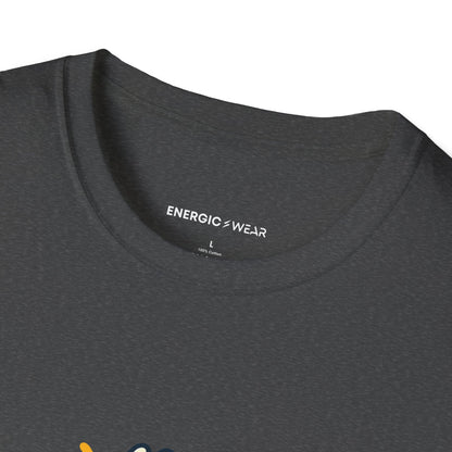 Graphic fitness T-shirt featuring the "My Yoga Blocks Are Building Trust" design.