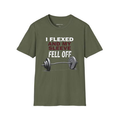 I FLEXED And My SLEEVES FELL Off! Funny Fitness Tee
