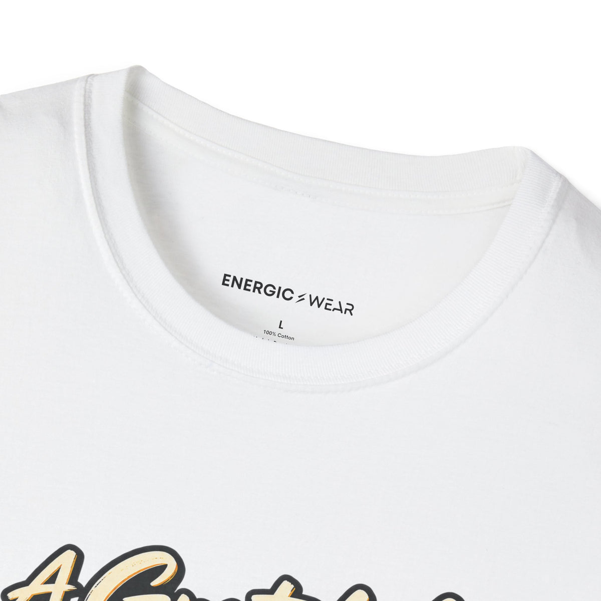 Graphic fitness T-shirt featuring the "A Grateful Heart Can Train Fiercely" design.