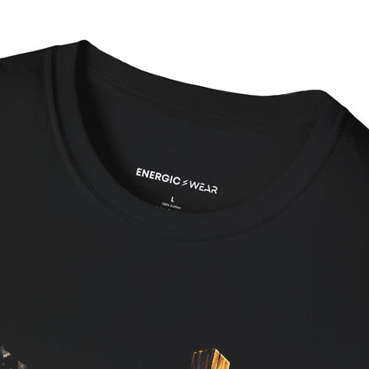 Graphic fitness T-shirt featuring the "Let My Character Outlast My Record" design.