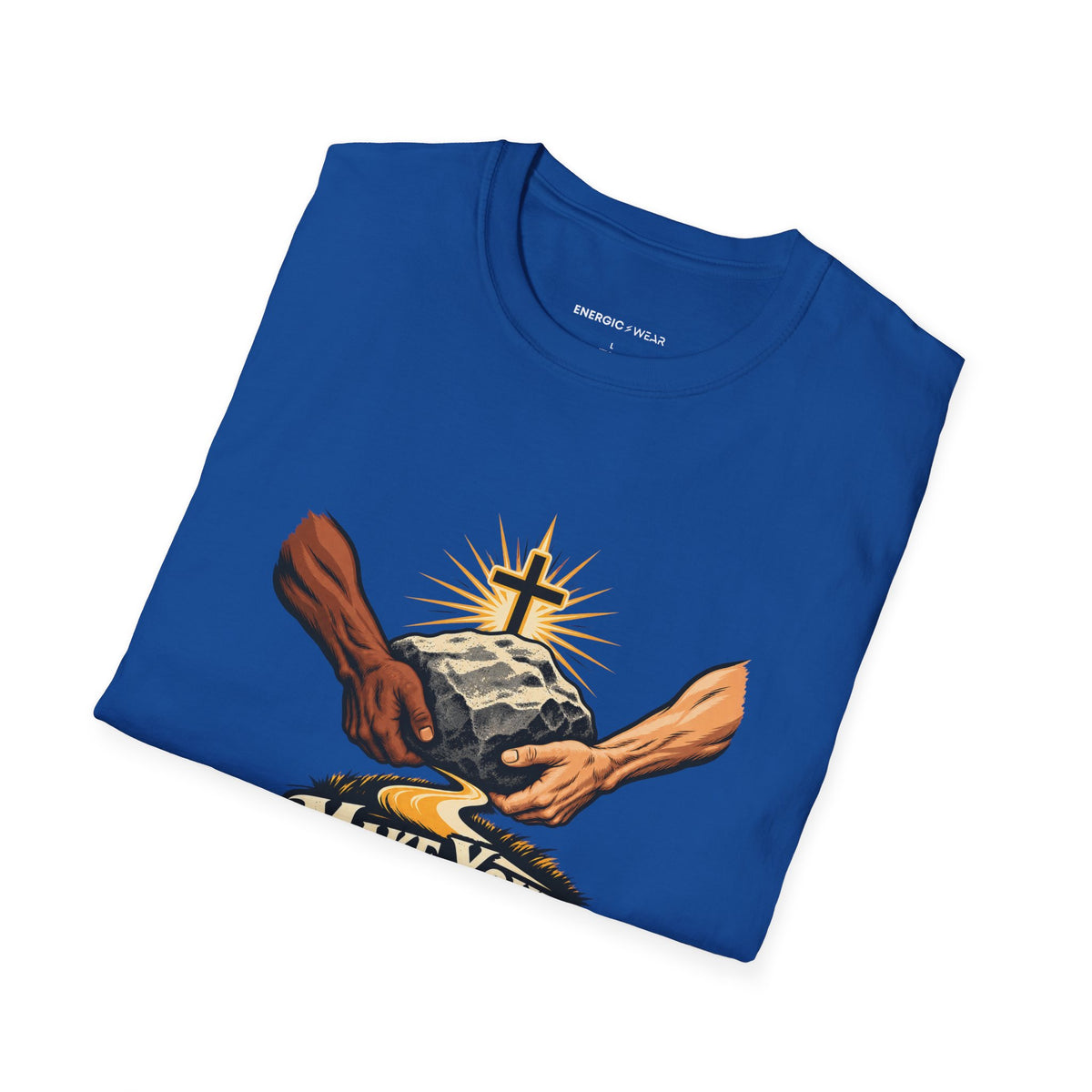 Graphic fitness T-shirt featuring the "Make Your Strength Useful to Someone" design.