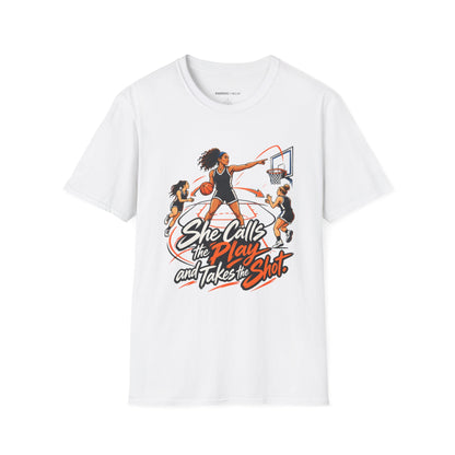 She Calls the Play and Takes the Shot T-Shirt