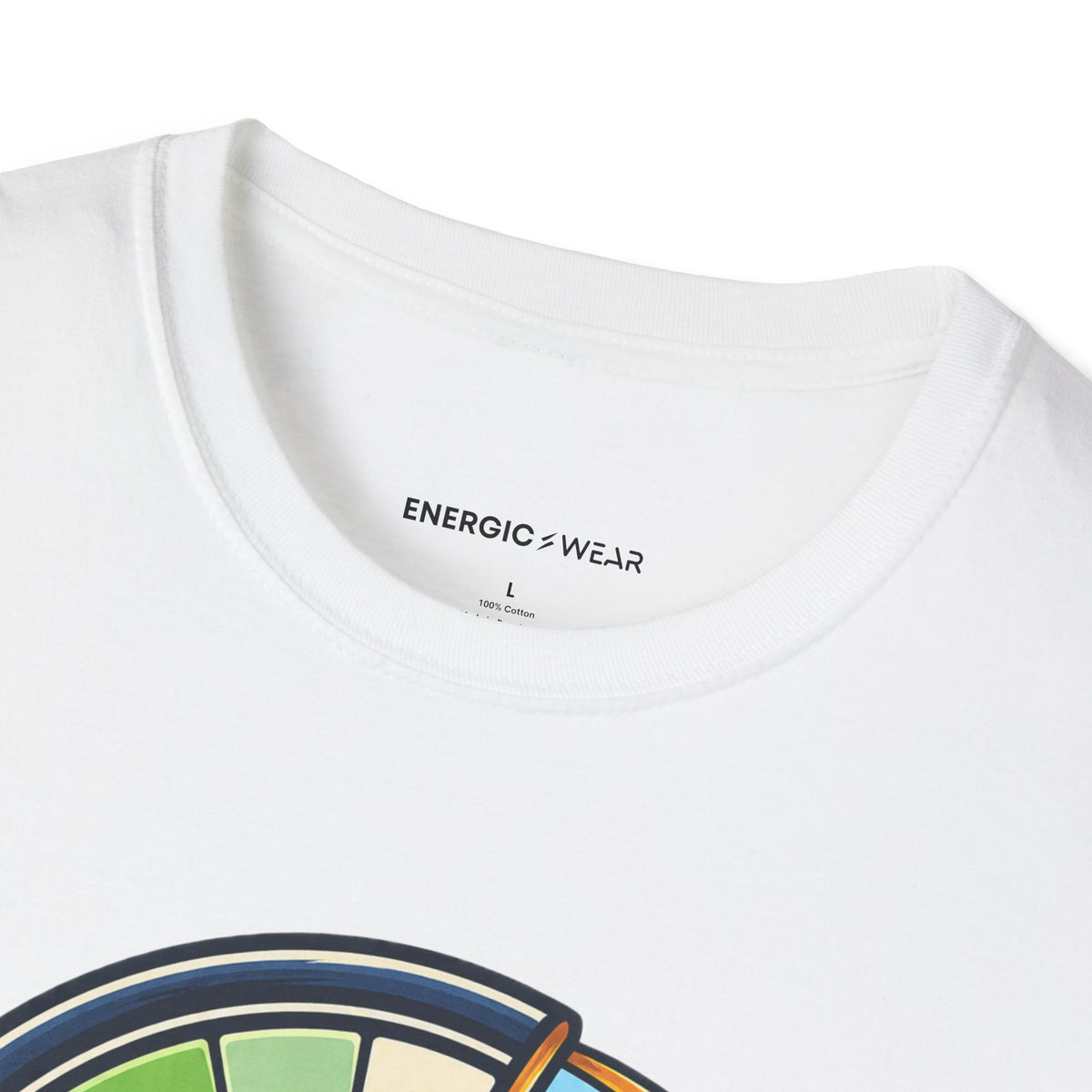 Graphic fitness T-shirt featuring the "Leave Some Energy for Living" design.