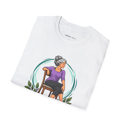 My Chair Yoga Break Has a Full-Body View T-Shirt