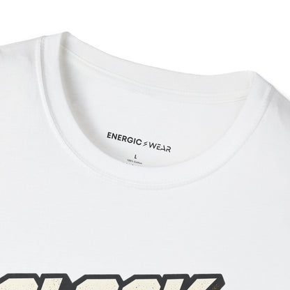 Graphic fitness T-shirt featuring the "Clock Out, Lock In" design.
