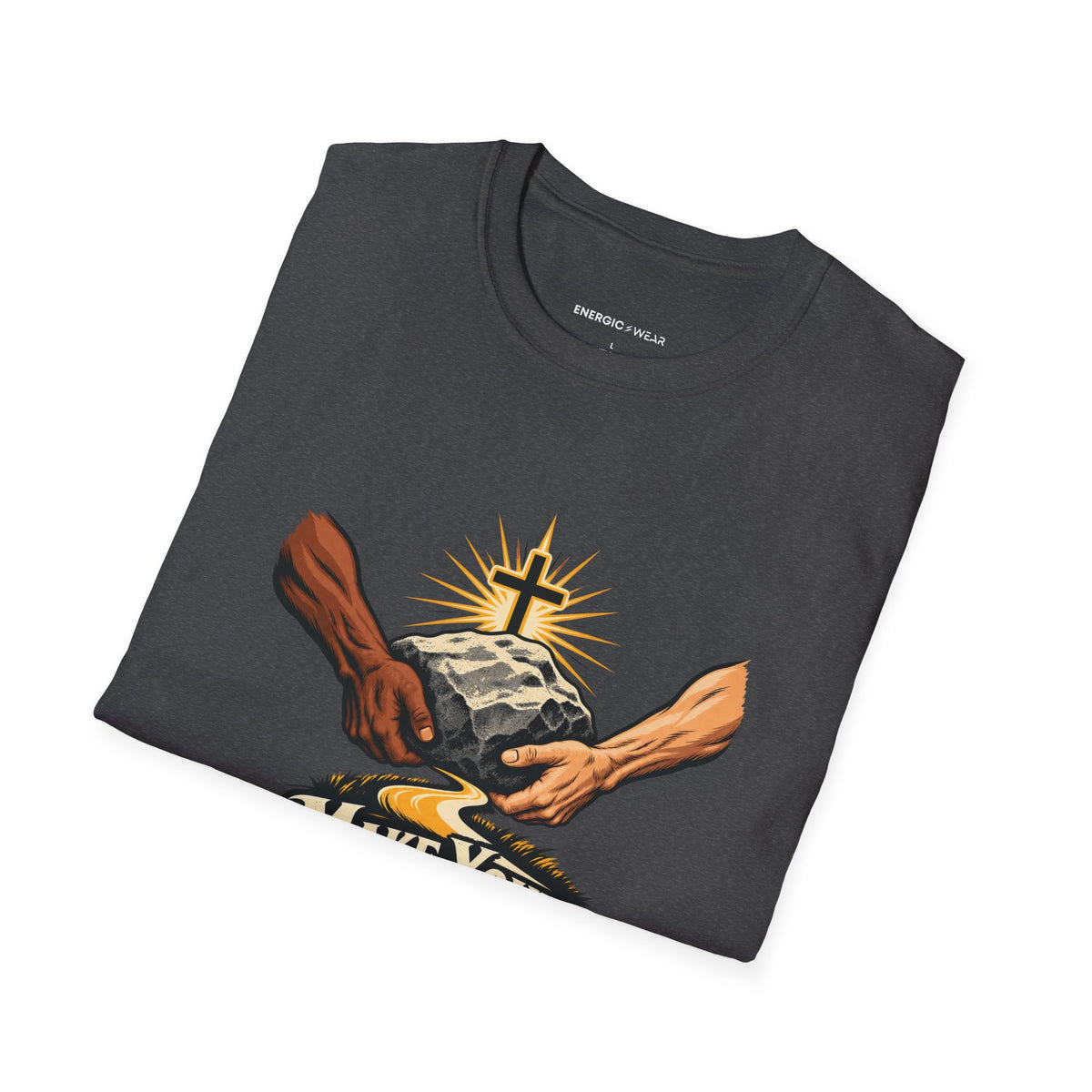 Graphic fitness T-shirt featuring the "Make Your Strength Useful to Someone" design.