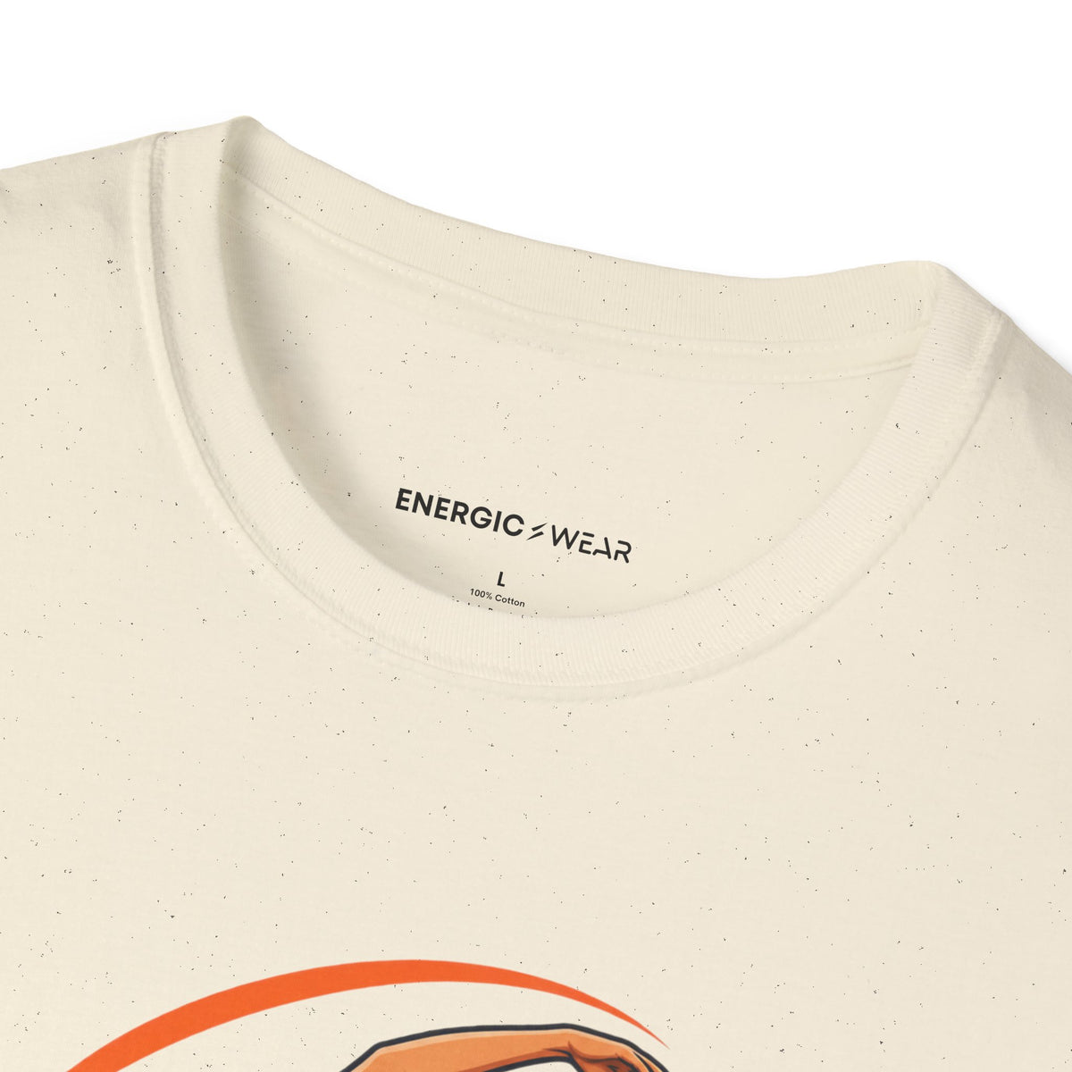 Graphic fitness T-shirt featuring the "Move with the Body You Have Today" design.