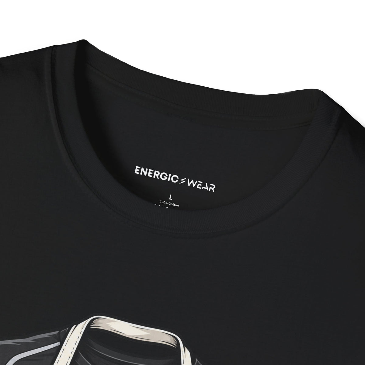 Graphic fitness T-shirt featuring the "My Apron Fits Over My Gym Clothes" design.