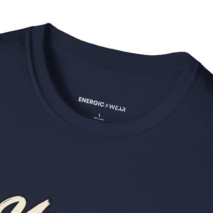 Graphic fitness T-shirt featuring the "Your Body Can Learn a New Language" design.