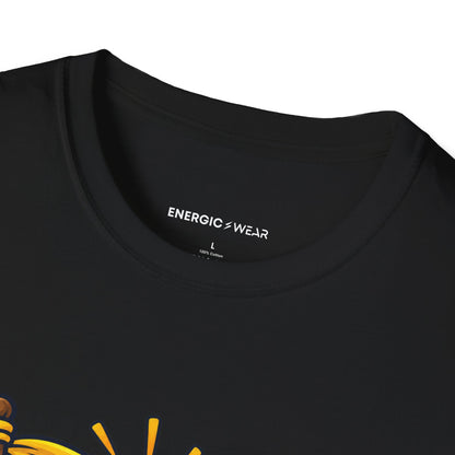 Graphic fitness T-shirt featuring the "I Get to Be Proud Before I'm Finished" design.