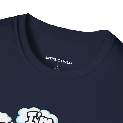 Graphic fitness T-shirt featuring the "I'm Between Sets and Several Life Decisions" design.