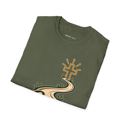 Graphic fitness T-shirt featuring the "Grace for the Learning Curve" design.