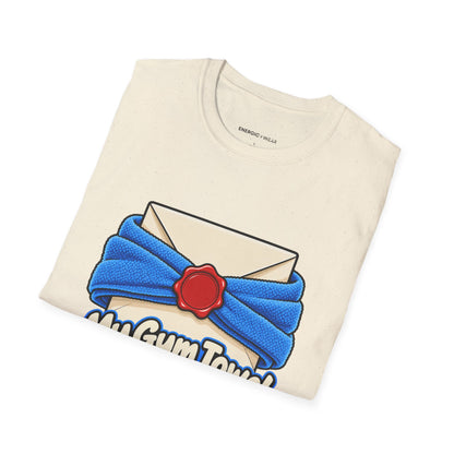 Graphic fitness T-shirt featuring the "My Gym Towel Has a Confidentiality Clause" design.