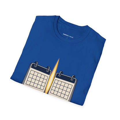 Graphic fitness T-shirt featuring the "Sunlight Fits Between My Appointments" design.