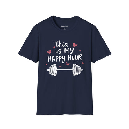 This Is My Happy Hour! TShirt – Funny Workout Tee