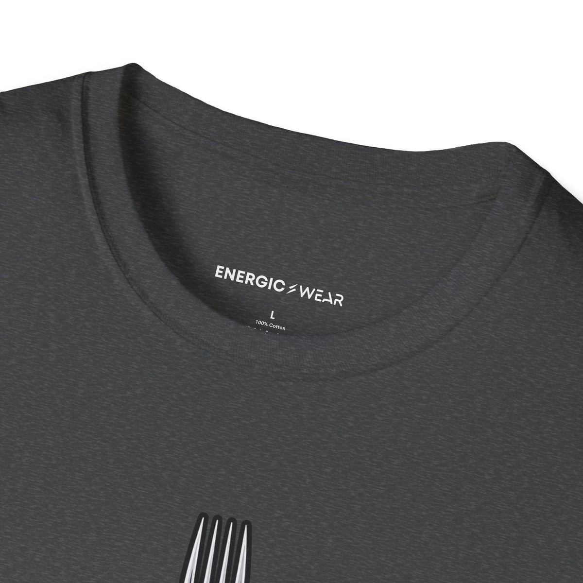 Graphic fitness T-shirt featuring the "Training Plan Bring a Fork" design.