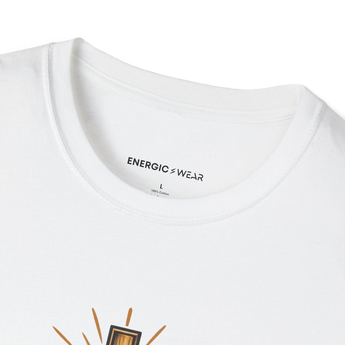 Graphic fitness T-shirt featuring the "An Open Heart and a Ready Pair of Shoes" design.