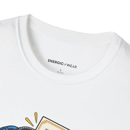 Graphic fitness T-shirt featuring the "My Lunch Reservation Survived the Workout" design.